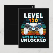 120日間の学校レベルを解除 ポストカード (正面/裏面)