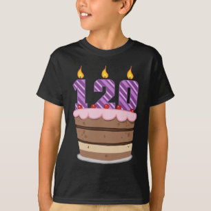 120歳のお誕生日ケーキ Tシャツ