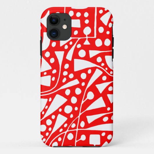 120112白(赤) Case-Mate iPhoneケース (裏面)