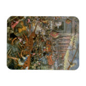 1204年のコンスタンチノープルの捕獲(カンヴ油) マグネット (横)