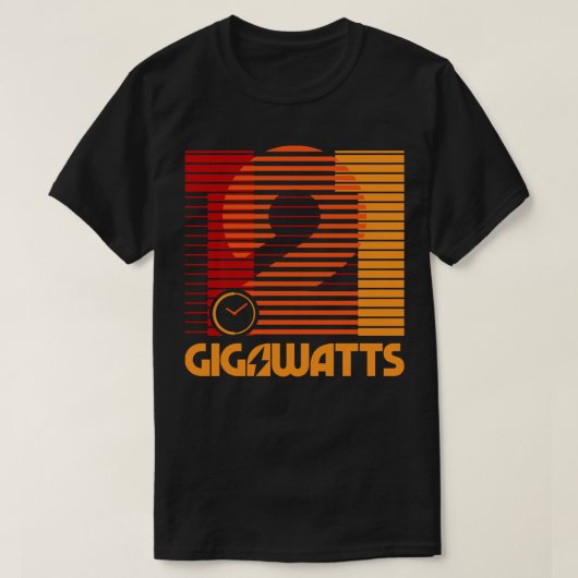 121ギガワットミニマルデザイン Tシャツ (デザイン正面)
