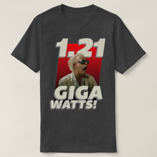121ギガワット Tシャツ (デザイン正面)