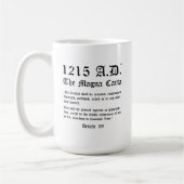 1215年™マグナカルタ第39条マグクラシックグ コーヒーマグカップ (左)