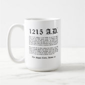 1215年™マグナカルタ第61条マグクラシックグ コーヒーマグカップ (左)
