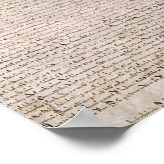 1215綿MsのMagna Cartaの例証。 ポスター (角)