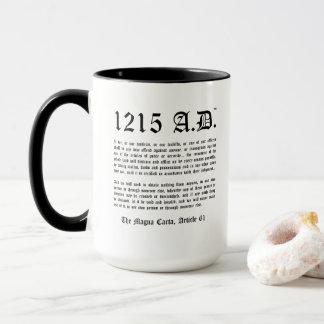 1215 A.D.™マグナカルタ第61条コンボマグ マグカップ