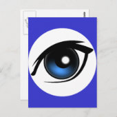 1216137653542424074narrow_cartoon_eye ポストカード (正面/裏面)