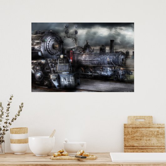 1218 – 出発を待つ ポスター (キッチン)