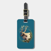 121.シカと後ろ ラゲッジタグ (正面縦)