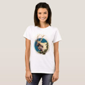 121.シカと後ろ Tシャツ (正面フル)