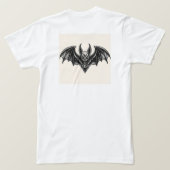 121.ネズミのワイトTシャツ Tシャツ (デザイン裏面)