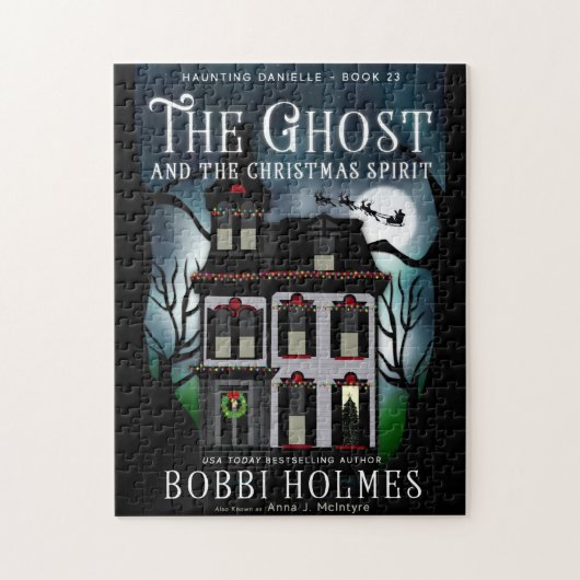 121.幽霊とクリスマススピリットパズル ジグソーパズル (縦)