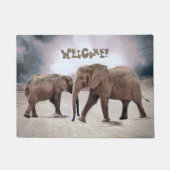 121.象たち ドアマット (正面)