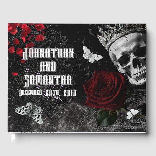 122ページのウェディングゲストブック　―　ハンティング　アデリーン　ザデ　Ｍ ゲストブック (正面)