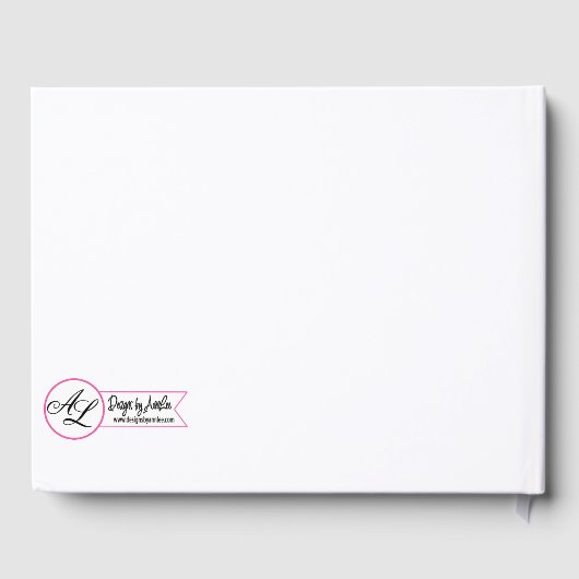 122ページの結婚ゲストブックカウボーイブーツバーンウッド ゲストブック (裏面)