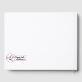 122ページ結婚のゲストブックサンライズ通路 ゲストブック (裏面)