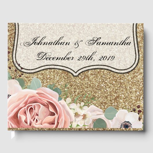 122ページ結婚のゲストブック幾何学園バラ ゲストブック (正面)