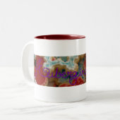 123こね粉の見出しのマグ ツートーンマグカップ (正面左)