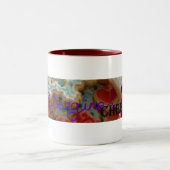 123こね粉の見出しのマグ ツートーンマグカップ (中央)