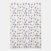 123赤イエローブルー キッチンタオル (縦)