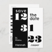 123123年大晦日23日を結婚保存 案内ポストカード (正面/裏面)