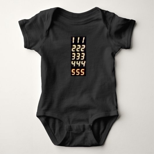 12345 baby bodysuit ベビーボディスーツ (正面)