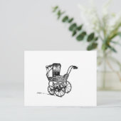 123.乳母車 ポストカード (スタンド正面)