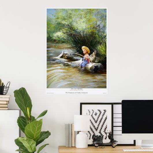 123.小漁師 ポスター (ホームオフィス)