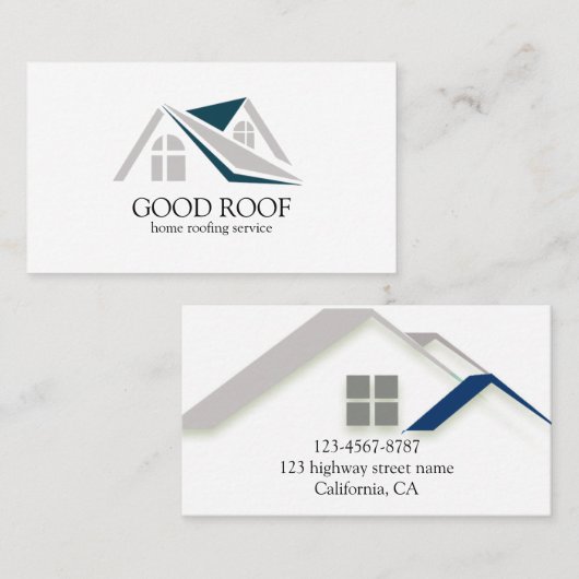 123.屋根 名刺 (正面/裏面)