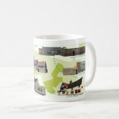 123.牡ウシとその他の目印 コーヒーマグカップ (正面右)