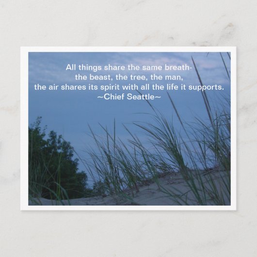 123.空気 ポストカード (正面)