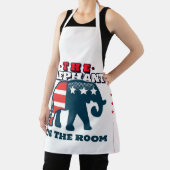 123.部屋の中の象 エプロン (インサイチュ)