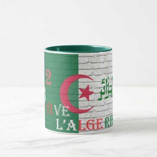 123 vive l'algerie tasse mug マグカップ (中央)