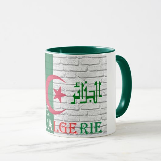 123 vive l'algerie tasse mug マグカップ (正面右)