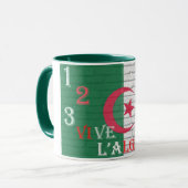 123 vive l'algerie tasse mug マグカップ (正面左)