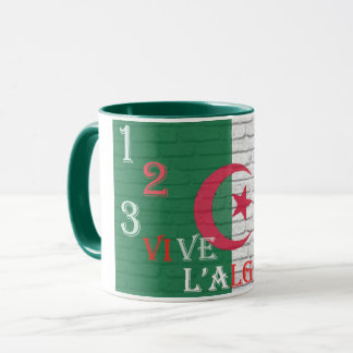 123 vive l'algerie tasse mug マグカップ