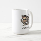 124.野生のモノたちのいる場所 |名前の追加 コーヒーマグカップ (正面右)