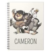 124.野生のモノたちのいる場所 |名前の追加 ノートブック (正面)