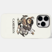 124.野生のモノたちのいる場所 |名前の追加 Case-Mate iPhoneケース (裏面 (横))