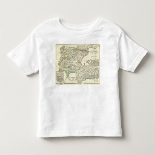 1257年から1479年までイベリア半島 トドラーTシャツ (正面)