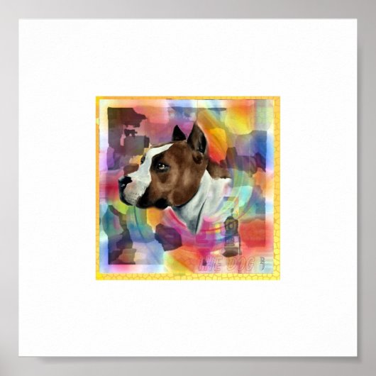 125.イヌ ポスター (正面)