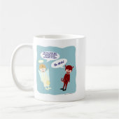 125.天使と悪魔の肩 コーヒーマグカップ (左)