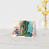 125.甘やかされたドラゴン カード (黄色い花)