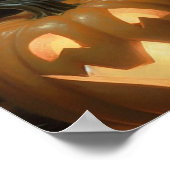 126.ネコとそのカボチャ ポスター (角)