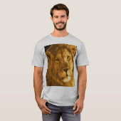 126.ライオンの頭 Tシャツ (正面フル)