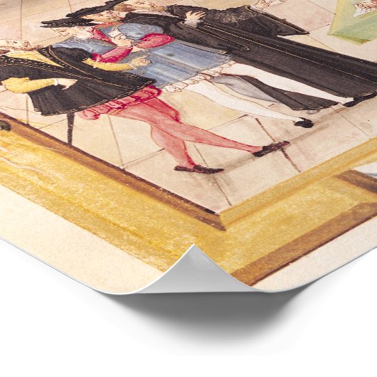 126.公爵と王の秘書 ポスター (角)