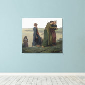 126.未亡人か漁師の家 キャンバスプリント (インサイチュ (ウッドフロア))