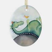 126.竜と鳥 セラミックオーナメント (右)