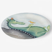 126.竜と鳥 ペーパープレート (アングル)