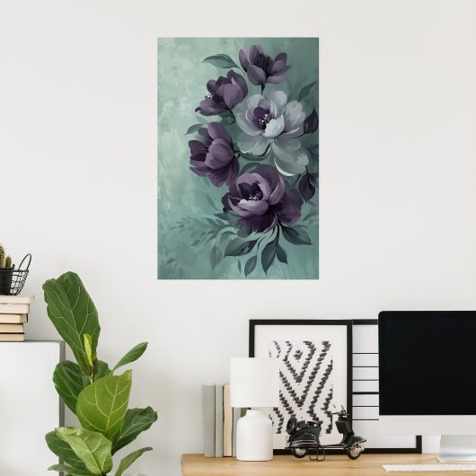 1279フローラ ポスター (ホームオフィス)